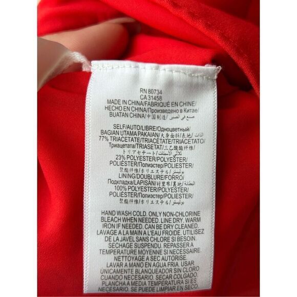 BCBGMaxazria Plunge back Ellie dress size 2 Poppy color, flattering, date - Picture 8 of 12